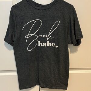 Beach Babe Women’s T-Shirt - Dark Grey